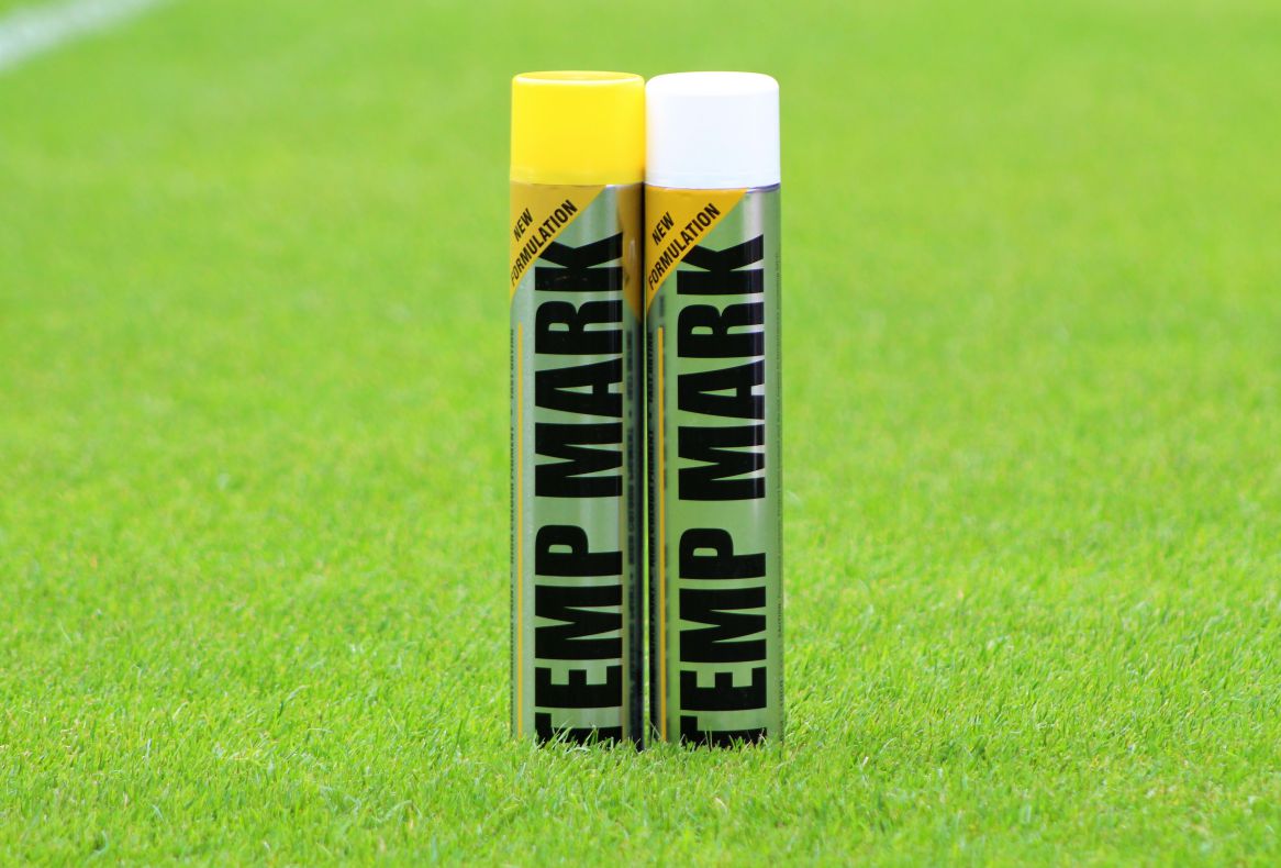 Temporary 750ml line marking aerosol paint (Box of 12) Grassline