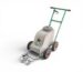 A well-worn Grassline line marking machine, still fully operational after years of pitch-side use